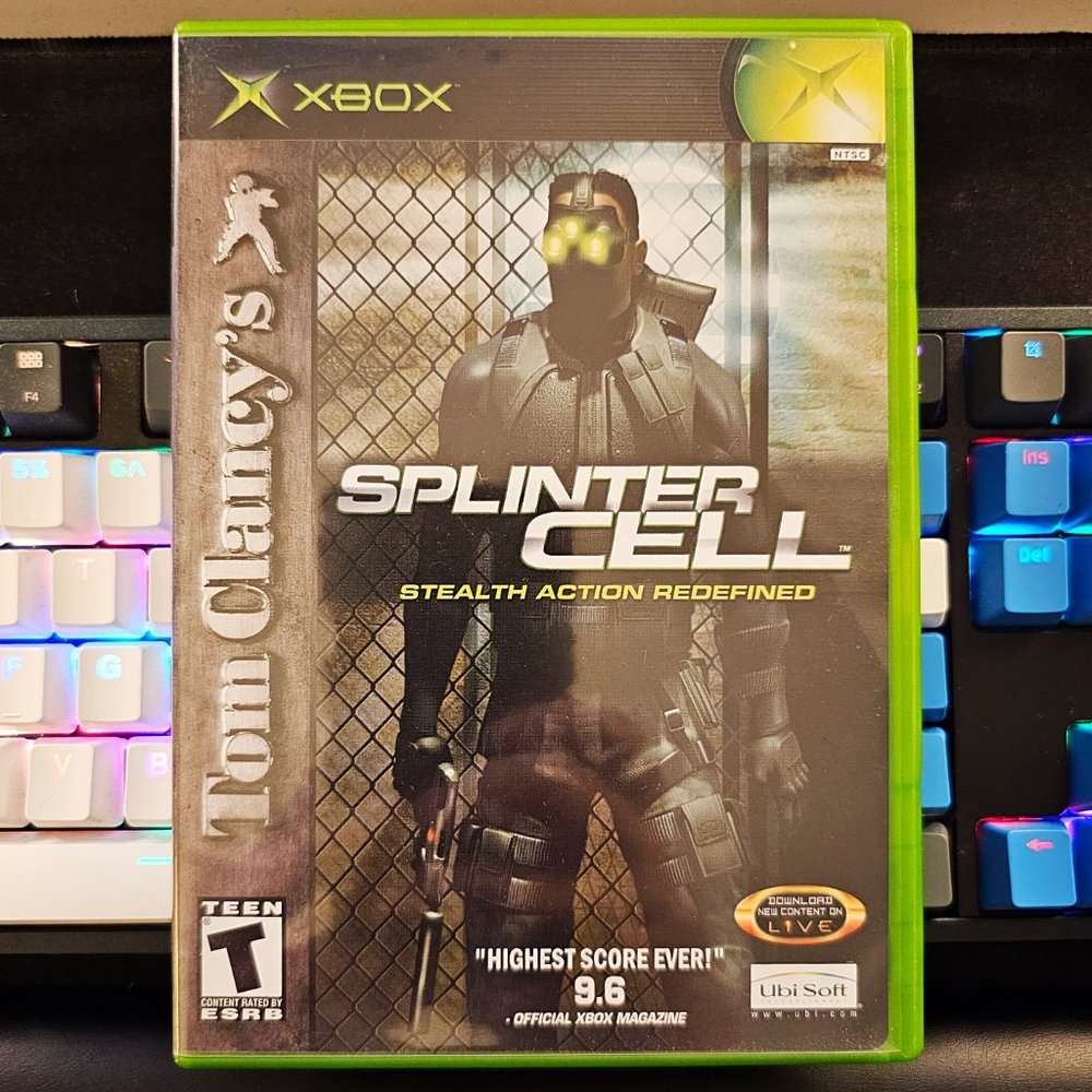 X-Box Tom Clancy's Splinter Cell, used, like new, perfect condition